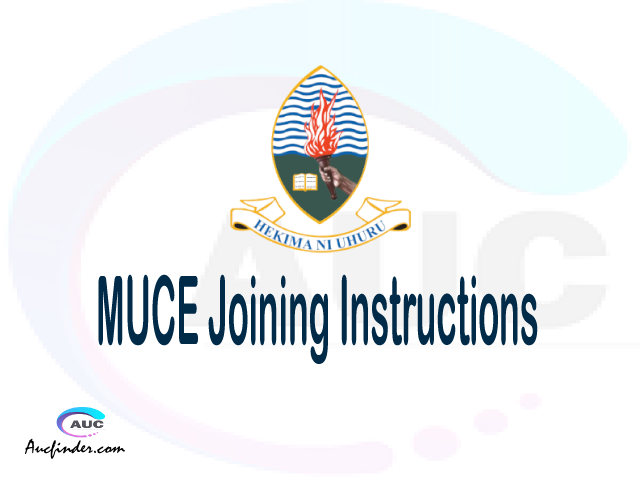 MUCE joining instructions pdf MUCE joining instructions pdf MUCE joining instruction Joining Instruction MUCE Mkwawa University College of Education joining instructions