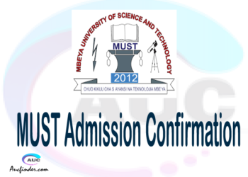 MUST confirmation code, how to confirm MUST admission, MUST confirm admission, MUST verification code, MUST TCU confirmation code - confirm your admission at the Mbeya University of Science and Technology MUST