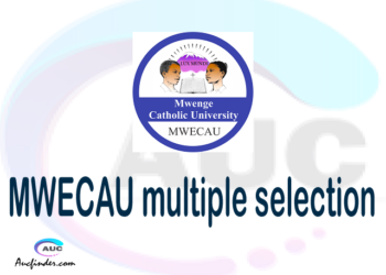 MWECAU Multiple selection, MWECAU multiple selected applicants, multiple selection MWECAU, MWECAU multiple Admission, MWECAU Applicants with multiple selection