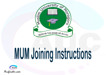 MUM joining instructions pdf MUM joining instructions pdf MUM joining instruction Joining Instruction MUM Muslim University of Morogoro joining instructions