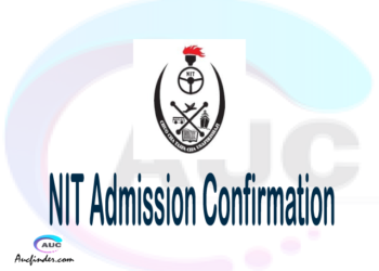   NIT confirmation code, how to confirm NIT admission, NIT confirm admission, NIT verification code, NIT TCU confirmation code - confirm your admission at the National Institute of Transport NIT