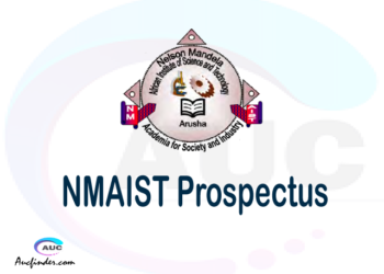 NMAIST prospectus 2021/2022 NMAIST prospectus 2021 pdf NMAIST prospectus postgraduate NMAIST undergraduate prospectus 2021/2022