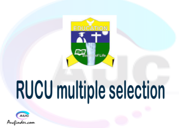 RUCU Multiple selection, RUCU multiple selected applicants, multiple selection RUCU, RUCU multiple Admission, RUCU Applicants with multiple selection