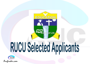 RUCU selected applicants 2021/22 pdf, Majina ya waliochaguliwa Ruaha Catholic University, Ruaha Catholic University selected applicants, Ruaha Catholic University RUCU Selected candidates 2021, Ruaha Catholic University RUCU Selected students