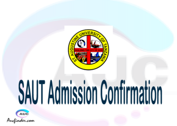 SAUT confirmation code, how to confirm SAUT admission, SAUT confirm admission, SAUT verification code, SAUT TCU confirmation code - confirm your admission at the St. Augustine University of Tanzania SAUT
