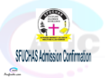 SFUCHAS confirmation code, how to confirm SFUCHAS admission, SFUCHAS confirm admission, SFUCHAS verification code, SFUCHAS TCU confirmation code - confirm your admission at the St. Francis University College of Health and Allied Sciences SFUCHAS