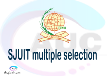 SJUIT Multiple selection, SJUIT multiple selected applicants, multiple selection SJUIT, SJUIT multiple Admission, SJUIT Applicants with multiple selection