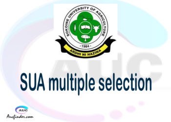SUA Multiple selection SUA multiple selected applicants multiple selection SUA SUA multiple Admission SUA Applicants with multiple selection