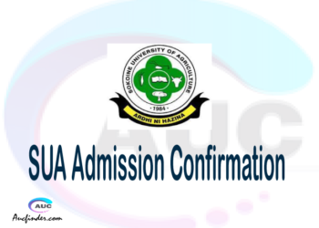 SUA confirmation code, How to confirm SUA admission, SUA confirm admission, SUA verification code, SUA TCU confirmation code - confirm your admission at the Sokoine University of Agriculture SUA
