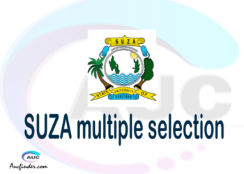 SUZA Multiple selection, SUZA multiple selected applicants, multiple selection SUZA, SUZA multiple Admission, SUZA Applicants with multiple selection