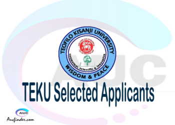 TEKU selected applicants 2021/22 pdf, Majina ya waliochaguliwa Teofilo Kisanji University, Teofilo Kisanji University selected applicants, Teofilo Kisanji University TEKU Selected candidates 2021, Teofilo Kisanji University TEKU Selected students