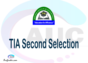 Find TIA second selection - TIA second round selected applicants - TIA second round selection, TIA selected applicants second round, TIA second round selected students