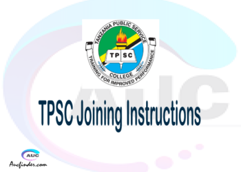 TPSC joining instructions pdf TPSC joining instructions pdf TPSC joining instruction Joining Instruction TPSC Tanzania Public Service College Dar es salaam Campus joining instructions