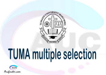 TUMA Multiple selection, TUMA multiple selected applicants, multiple selection TUMA, TUMA multiple Admission, TUMA Applicants with multiple selection