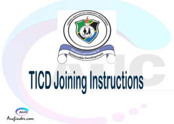 TICD joining instructions pdf TICD joining instructions pdf TICD joining instruction Joining Instruction TICD Tengeru Institute of Community Development joining instructions