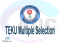 TEKU Multiple selection, TEKU multiple selected applicants, multiple selection TEKU, TEKU multiple Admission, TEKU Applicants with multiple selection