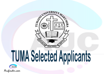 TUMA selected applicants 2021/22 pdf, Majina ya waliochaguliwa Tumaini University Makumira, Tumaini University Makumira selected applicants, Tumaini University Makumira TUMA Selected candidates 2021, Tumaini University Makumira TUMA Selected students