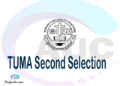 Find TUMA second selection - TUMA second round selected applicants - TUMA second round selection, TUMA selected applicants second round, TUMA second round selected students
