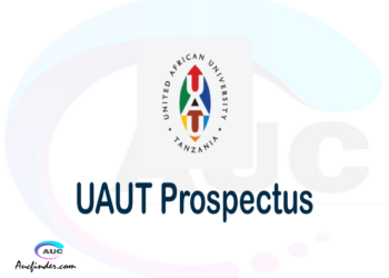 UAUT prospectus 2021/2022 UAUT prospectus 2021 pdf UAUT prospectus postgraduate UAUT undergraduate prospectus 2021/2022