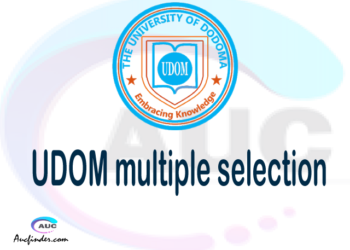 UDOM Multiple selection, UDOM multiple selected applicants, multiple selection UDOM, UDOM multiple Admission, UDOM Applicants with multiple selection