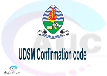 UDSM confirmation code, How to confirm UDSM admission, UDSM confirm admission, UDSM verification code, UDSM TCU confirmation code - confirm your admission at the University of Dar es Salaam UDSM
