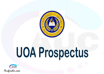 UOA prospectus 2021/2022 UOA prospectus 2021 pdf UOA prospectus postgraduate UOA undergraduate prospectus 2021/2022