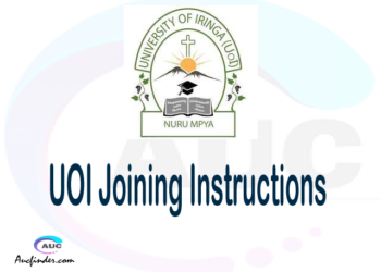 UOI joining instructions pdf UOI joining instructions pdf UOI joining instruction Joining Instruction UOI University of Iringa joining instructions
