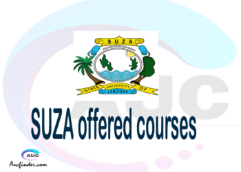 SUZA courses 2021, State University of Zanzibar offered courses, SUZA courses and requirements, kozi za chuo kikuu cha State University of Zanzibar, SUZA diploma certificate Undergraduate degree and postgraduate courses
