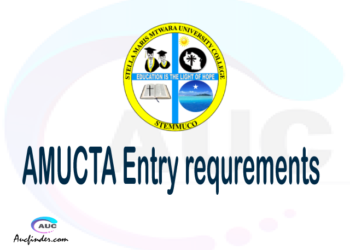 AMUCTA Admission Entry requirements AMUCTA Entry requirements Archbishop Mihayo University College of Tabora Admission Entry requirements, Archbishop Mihayo University College of Tabora Entry requirements sifa za kujiunga na chuo cha Archbishop Mihayo University College of Tabora