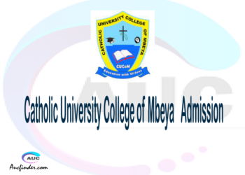 Catholic University College of Mbeya Admission Catholic University College of Mbeya CUCOM Admission