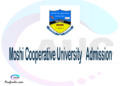Moshi Cooperative University Admission Moshi Cooperative University MOCU Admission
