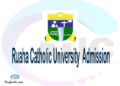 Ruaha Catholic University Admission Ruaha Catholic University RUCU Admission