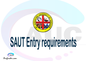 SAUT Admission Entry requirements SAUT Entry requirements St. Augustine University of Tanzania Admission Entry requirements, St. Augustine University of Tanzania Entry requirements sifa za kujiunga na chuo cha St. Augustine University of Tanzania