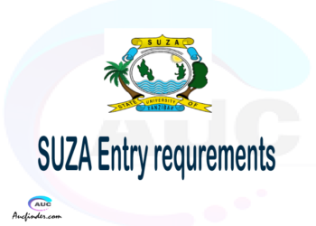 SUZA Admission Entry requirements SUZA Entry requirements State University of Zanzibar Admission Entry requirements, State University of Zanzibar Entry requirements sifa za kujiunga na chuo cha State University of Zanzibar