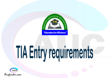 TIA Admission Entry requirements TIA Entry requirements Tanzania Institute of Accountancy Admission Entry requirements, Tanzania Institute of Accountancy Entry requirements sifa za kujiunga na chuo cha Tanzania Institute of Accountancy