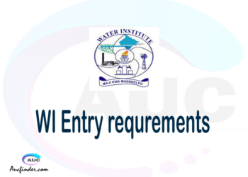 WI Admission Entry requirements WI Entry requirements Water Institute Admission Entry requirements, Water Institute Entry requirements sifa za kujiunga na chuo cha Water Institute