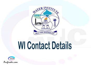 WI Contact Address WI phone number WI address Water Institute contact address Water Institute contact