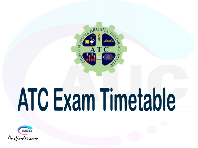 ATC Examination Time Table-, ATC UE timetable, UE timetable ATC, ATC supplementary timetable, ATC UE timetable second semester, ATC supplementary timetable