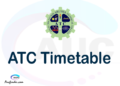ATC timetable, ATC timetable second semester, SMS ATC timetable semester 2, Second Semester time table, second semester time table,