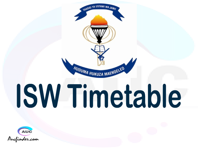 ISW timetable, ISW timetable second semester, SIMS ISW timetable semester 2, Second Semester time table, second semester time table,