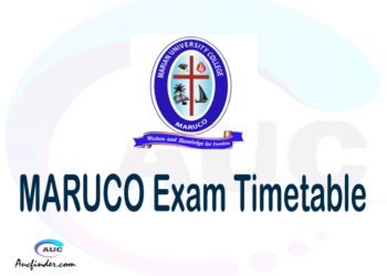 MARUCO Examination Time Table-, MARUCO UE timetable, UE timetable MARUCO, MARUCO supplementary timetable, MARUCO UE timetable second semester, MARUCO supplementary timetable