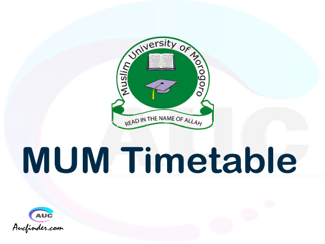 MUM timetable, MUM timetable second semester, STAR MUM timetable semester 2, Second Semester time table, second semester time table,