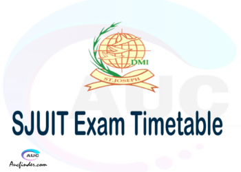 SJUIT Examination Time Table-, SJUIT UE timetable, UE timetable SJUIT, SJUIT supplementary timetable, SJUIT UE timetable second semester, SJUIT supplementary timetable