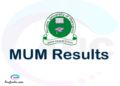 STAR MUM results, MUM STAR Results today, MUM Semester Results, MUM results, MUM results today