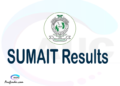 STAR SUMAIT results, SUMAIT STAR Results today, SUMAIT Semester Results, SUMAIT results, SUMAIT results today