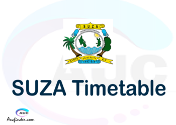 SUZA timetable, SUZA timetable second semester, OSIM SUZA timetable semester 2, Second Semester time table, second semester time table,