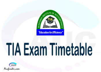 TIA Examination Time Table-, TIA UE timetable, UE timetable TIA, TIA supplementary timetable, TIA UE timetable second semester, TIA supplementary timetable