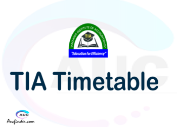 TIA timetable, TIA timetable second semester, SIMS TIA timetable semester 2, Second Semester time table, second semester time table,