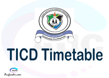TICD timetable, TICD timetable second semester, SIMS TICD timetable semester 2, Second Semester time table, second semester time table,