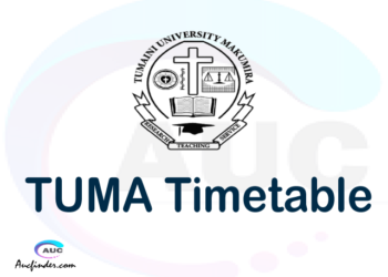 Tumaini University Makumira TUMA Semester Time Table 2022/2023